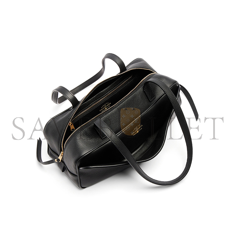 BALENCIAGA WOMEN'S CARRIE BOWLING BAG SMALL IN BLACK 8329202ABNQ1000  (31*12*12cm)